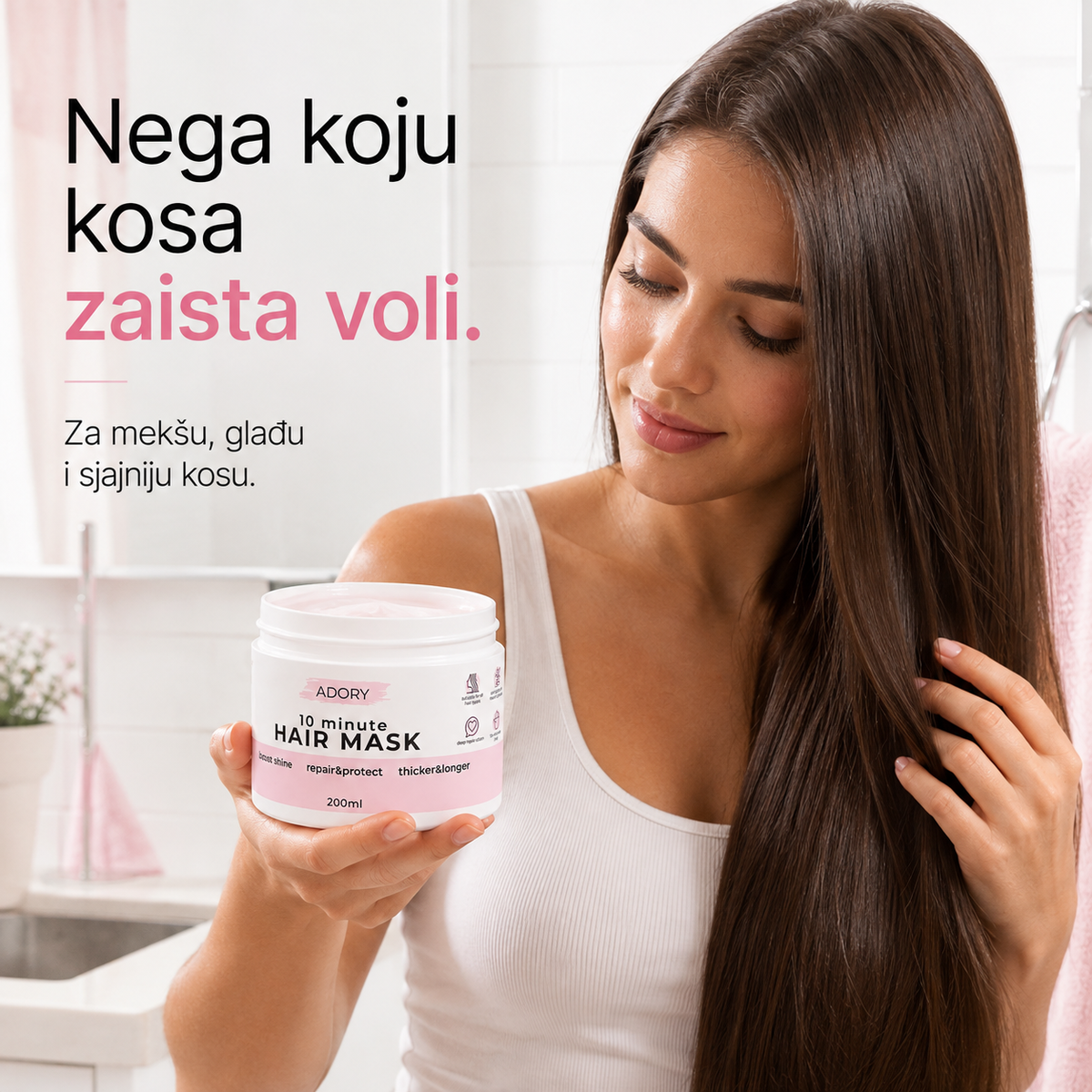 Adory 10-minutna Maska za Kosu
